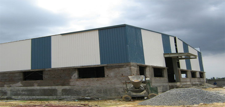 prefabricated industrial shed in Madurai