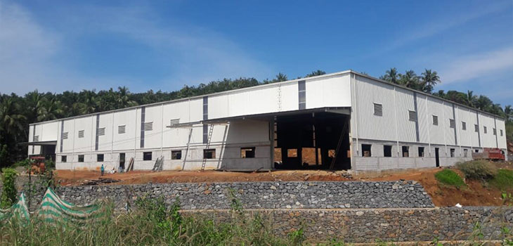prefabricated industrial shed in chennai