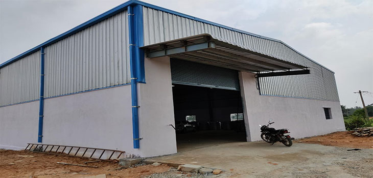 Warehouse Roof Shed Contractors South India
